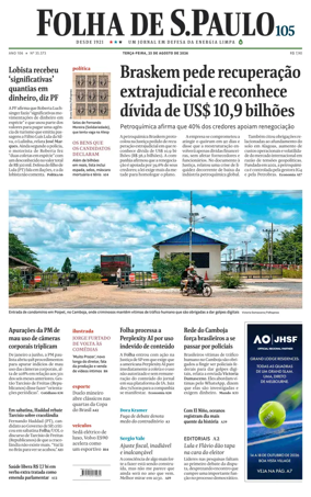 Cover of Folha de S.Paulo