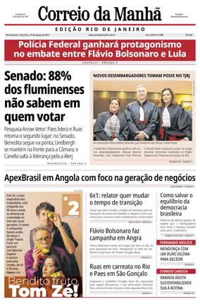 Cover of Jornal Correio da Manha