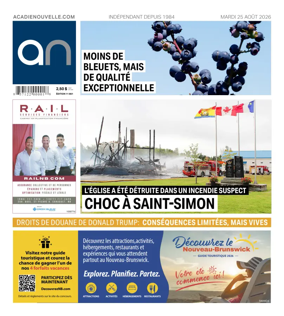 Cover of Acadie Nouvelle