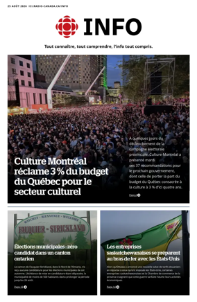 Cover of Radio-Canada Info