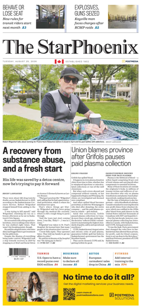 Cover of Saskatoon StarPhoenix