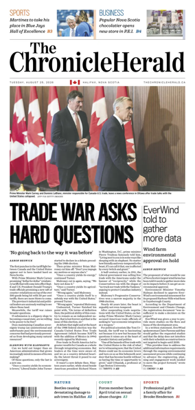 Cover of The Chronicle Herald (Metro)