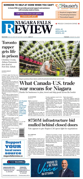 Cover of The Niagara Falls Review
