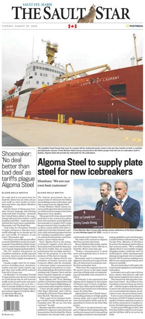 Cover of The Sault Star