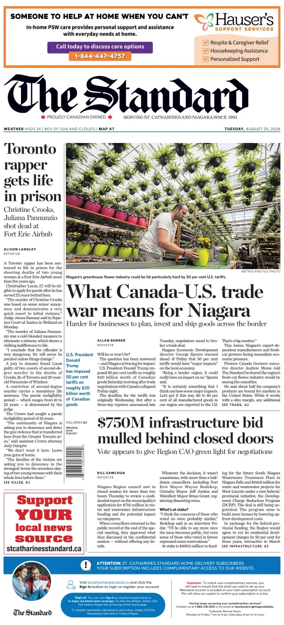 Cover of The Standard (St. Catharines)