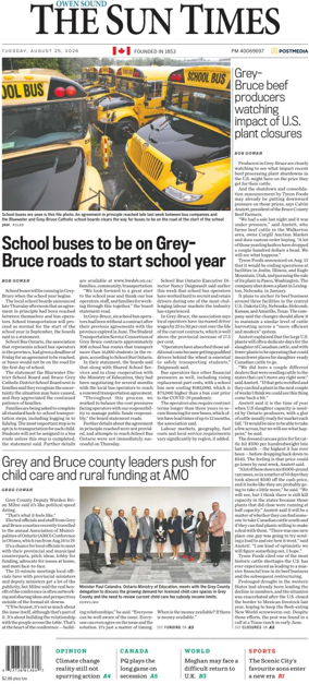 Cover of The Sun Times (Owen Sound)