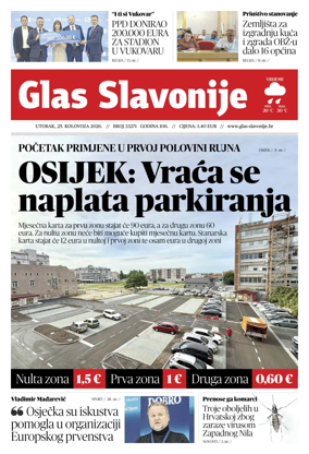 Cover of Glas Slavonije