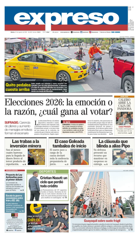 Cover of Diario Expreso