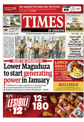 Cover of Times of Eswatini