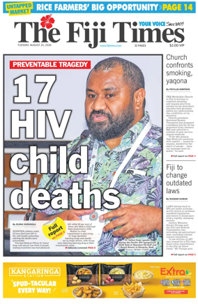 Cover of The Fiji Times