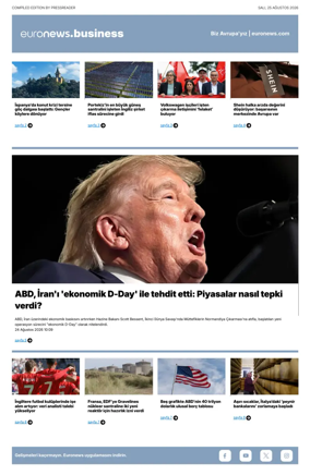 Cover of Euronews Business (Turkish) Compiled Editions