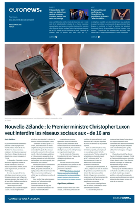 Cover of EuroNews (French Edition)