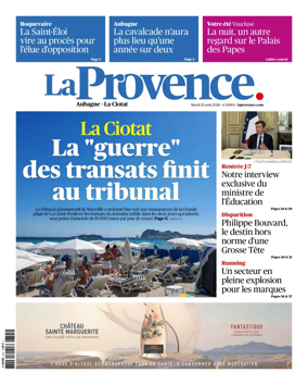 Cover of La Provence Aubagne-La Ciotat
