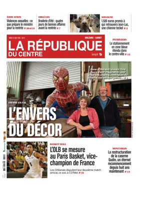 Cover of La Republique du Centre (Orleans - Loiret))