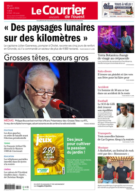 Cover of Le Courrier de l’Ouest (Angers)
