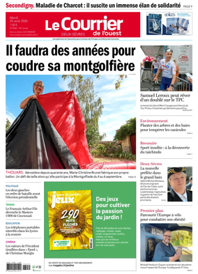 Cover of Le Courrier de l’Ouest (Deux-Sevres)