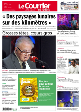 Cover of Le Courrier de l’Ouest (Nord Anjou)