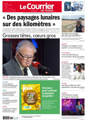 Cover of Le Courrier de l’Ouest (Saumur)