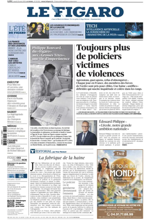 Cover of Le Figaro