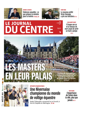 Cover of Le Journal du Centre