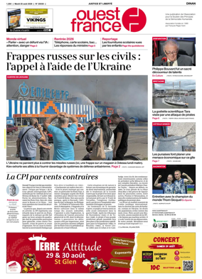 Cover of Ouest France (Dinan)