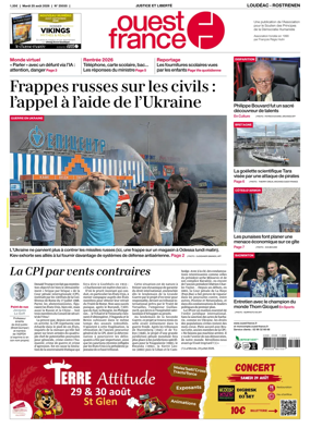 Cover of Ouest France (Loudeac / Rostrenen)