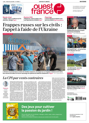 Cover of Ouest France (Mayenne)