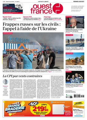 Cover of Ouest-France (Rennes Sud-Est)