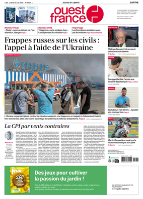 Cover of Ouest France (Sarthe)