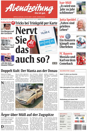Cover of Abendzeitung Munchen