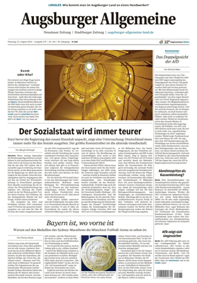 Cover of Augsburger Allgemeine (Land West)