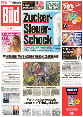 Cover of BILD Stuttgart