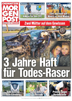 Cover of Chemnitzer Morgenpost