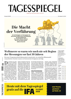 Cover of Der Tagesspiegel