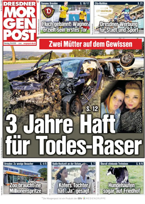 Cover of Dresdner Morgenpost