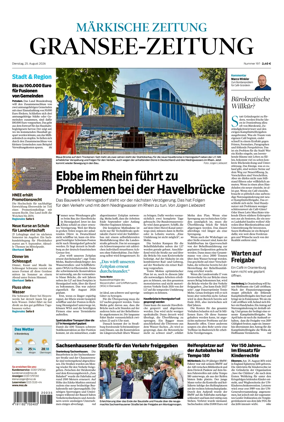 Cover of Gransee-Zeitung