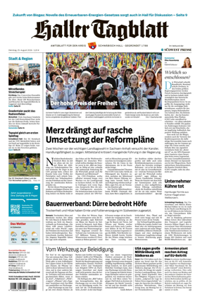 Cover of Haller Tagblatt
