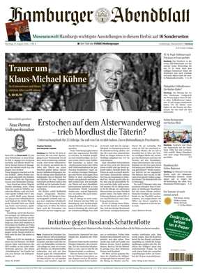 Cover of Hamburger Abendblatt (Harburg)