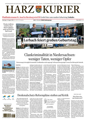 Cover of Harz Kurier