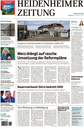 Cover of Heidenheimer Zeitung