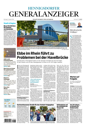 Cover of Hennigsdorfer Generalanzeiger