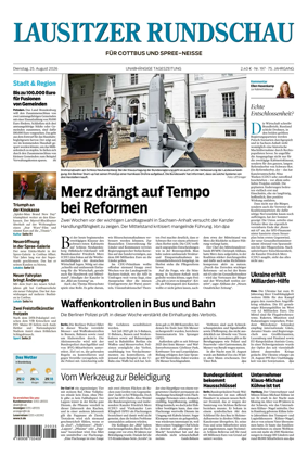 Cover of Lausitzer Rundschau