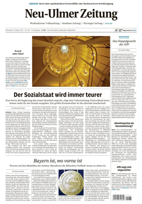 Cover of Neu-Ulmer Zeitung