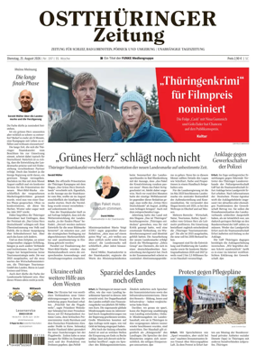 Cover of Ostthuringer Zeitung (Posneck)