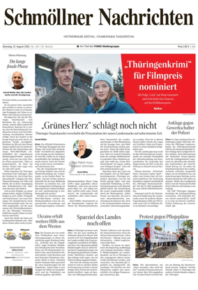 Cover of Ostthuringer Zeitung (Schmolln)
