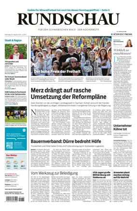 Cover of Rundschau fur den Schwabischen Wald – Der Kocherbote