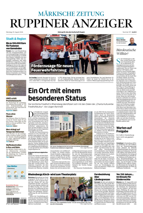 Cover of Ruppiner Anzeiger