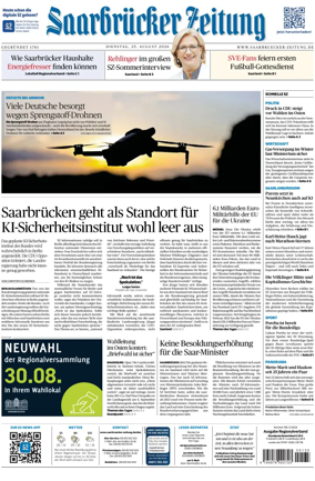 Cover of Saarbruecker Zeitung