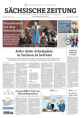 Cover of Sachsische Zeitung (Freital Dippoldiswalde & Osterzgebirge)