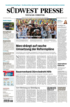 Cover of SUDWEST PRESSE - Neckar-Chronik